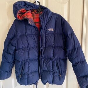 North Face kids reversible puffer jacket